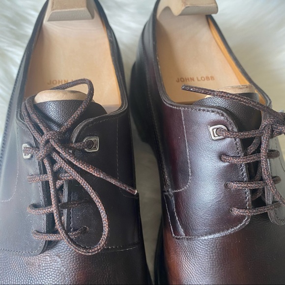 John Lobb Croft Dark Brown Museum Caviar Grain - Picture 9 of 13
